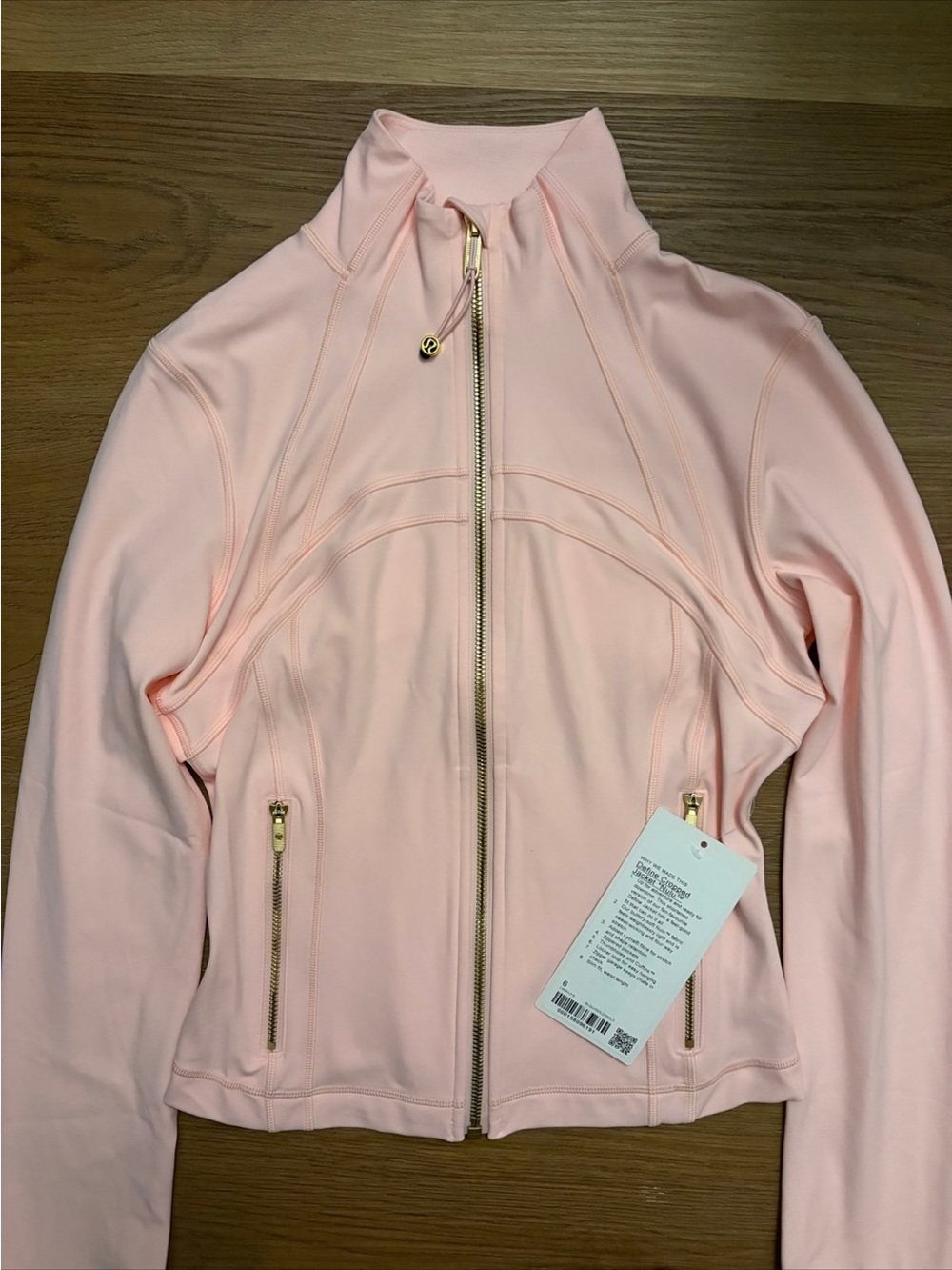 Lululemon Define Cropped Jacket NWT pink 6